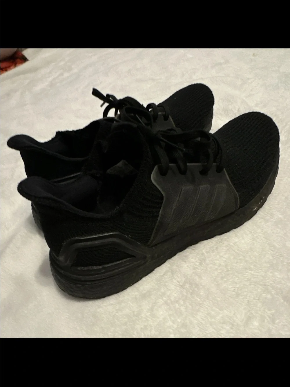 adidas Men’s All-Black Knit Running Sneakers